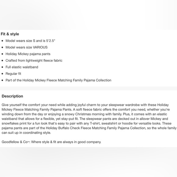 2pc PJS & FLEECE PANT SET L Christmas Plaid Flannel Nightgown Pajamas Wondershop - Picture 5 of 7